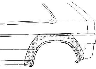 VAN WEZEL 1837148 -  Боковина